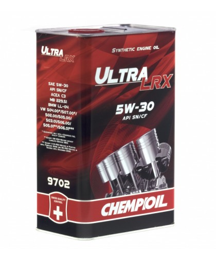 Моторное масло CHEMPIOIL LRX 5W30 4л metal API C3, VW 504/507