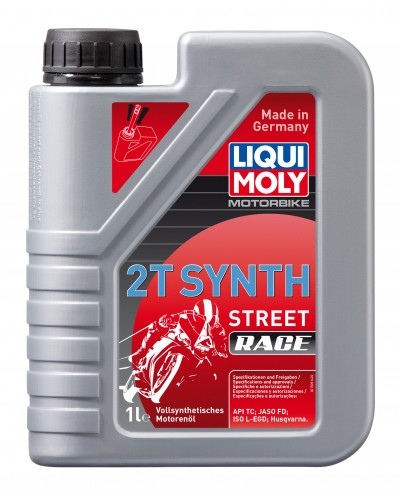 Синтетическое моторное масло для 2-тактных мотоциклов Motorbike 2T Synth Street Race L-EGD 1л Liqui Moly 1505