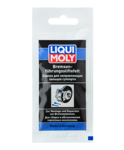 39022 LiquiMoly Смазка для направляющих пальцев суппорта Bremsenfuhrungsstiftefett (0,005кг) Liqui Moly 