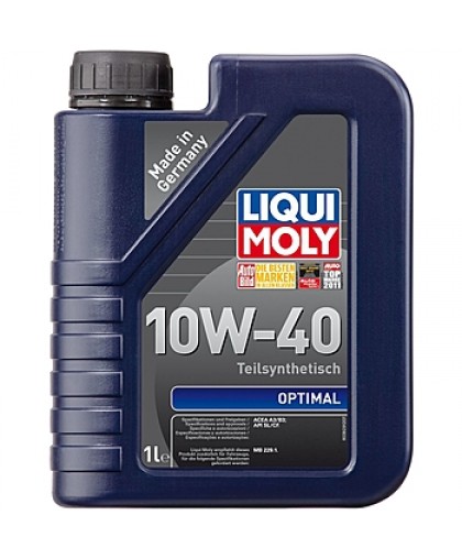 3929 Liqui Moly П/с. мот.масло Optimal 10W-40 CF/SL A3/B3 (1л)