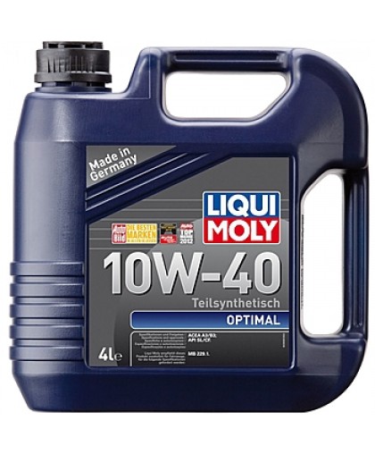 3930 Liqui Moly П/с. мот.масло Optimal 10W-40 CF/SL A3/B3 (4л)