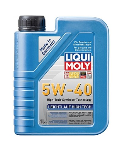 Liqui Moly Leichtlauf High Tech 5w40 A3/B4;SN/CF 1л 8028