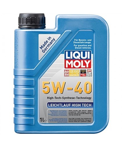 Liqui Moly Leichtlauf High Tech 5w40 A3/B4;SN/CF 1л 8028
