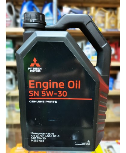 Масло моторное MITSUBISHI Engine Oil 5W30 синтетическое 4 л MZ321036