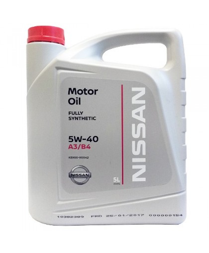 NISSAN Motor Oil 5W40 5л Оригинальные масла в Пензе