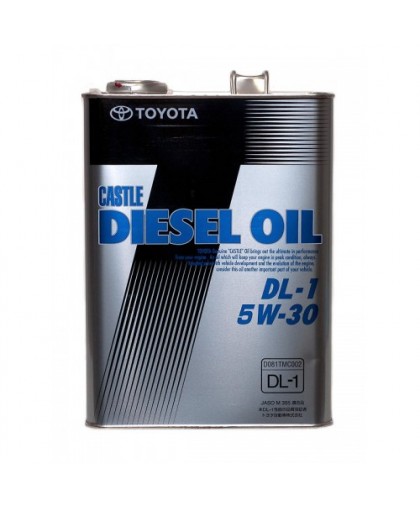 Toyota Diesel oil DL-1 5W30 4л Оригинальные масла в Пензе