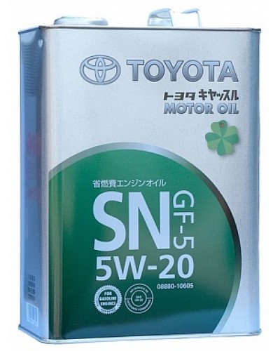 Toyota motor oil SN-GF-5 5W20 4л