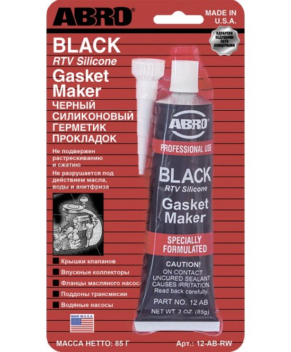 ABRO Герметик прокладок черный 85 гр