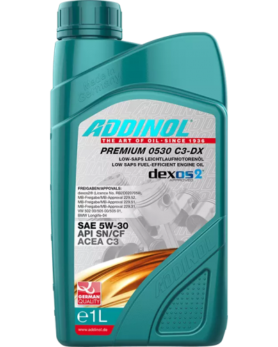 Моторное масло ADDINOL Premium 5W30 C3 DX SN/CF 1л 4014766073570