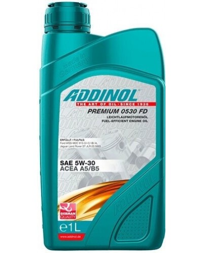 Моторное масло ADDINOL Premium 0530 FD синтетика 5W30 1л