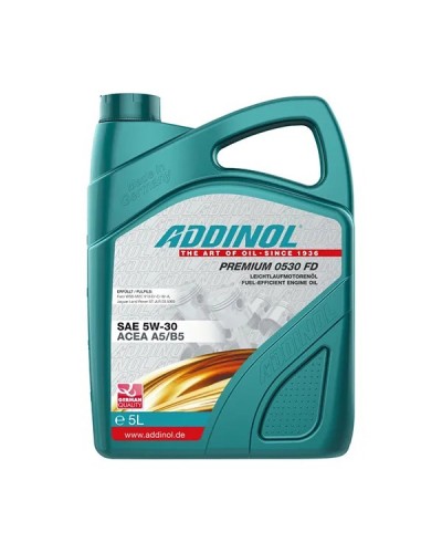 Моторное масло ADDINOL Premium 0530 FD синтетика 5W30 5л