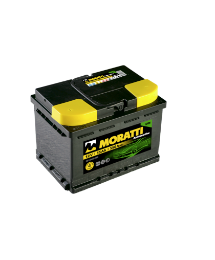Аккумулятор Moratti 55а/ч прямая полярность (555 065 055) Аккумуляторные батареи Импорт в Пензе