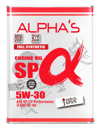 Моторное масло ALPHAS 5W30 SP/CF GF-6A 4л 809244