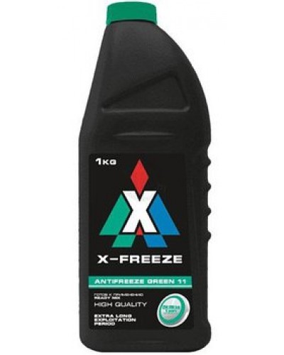 Антифриз X-freeze G11 Classic 1кг зеленый