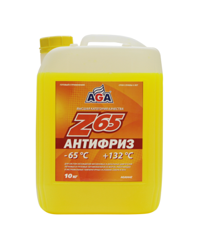 AGA Антифриз желтый G12 10кг AGA044Z
