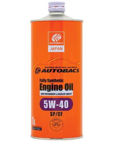 Моторное масло Япония AUTOBACS Engine oil FS 5W40 SP/CF 1л A000322