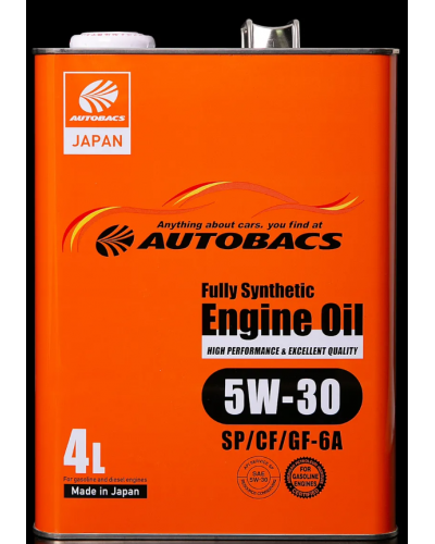 Моторное масло Япония AUTOBACS Engine oil SYNTETIC 5W30 SP/GF-6A 4л A00032238