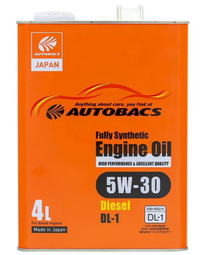 Моторное масло Япония AUTOBACS Engine oil FS Diesel DL-1 5W30 4л A00032642