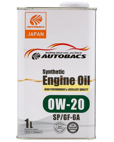 Моторное масло Япония AUTOBACS 0W20 SP/GF-6A 1л a00032229