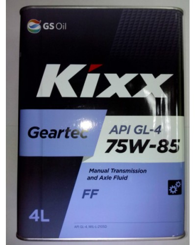 Kixx Gear Oil HD GL-4 75W85 (Kixx Geartec FF GL-4 75W85) 4л п/с