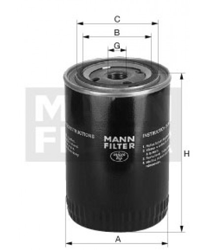 MANN-FILTER Фильтр масляный W818/82 (Nissan Maxima) в Пензе