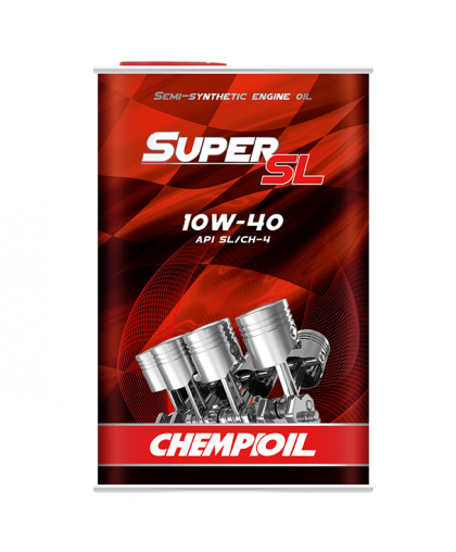 Моторное масло CHEMPIOIL Super SL 10W40 1л metal API SL/CH-4, VW 502/505