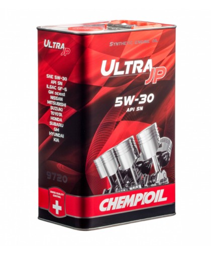 Моторное масло CHEMPIOIL Ultra JP 5W30 1л plastic API SN/CH-4, ILSAC GF-6A
