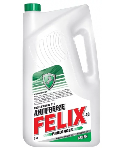 Антифриз FELIX PROLONGER G11 5 кг зеленый
