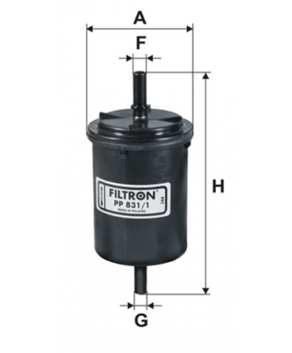 Фильтр топл. FILTRON PP831/1 (=WK6002) Топливные фильтры в Пензе