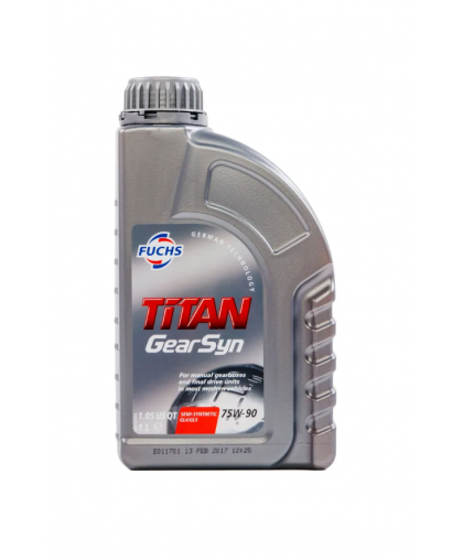 TITAN Gear Syn 75w90 GL4/GL5 4л Для МКПП, Мост, Раздатка в Пензе