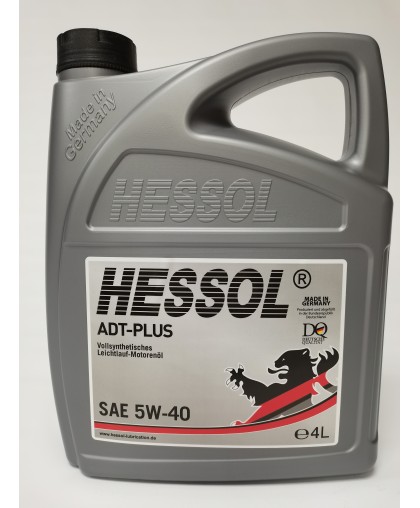 Моторное масло HESSOL ADT Plus SAE 5w40 4л