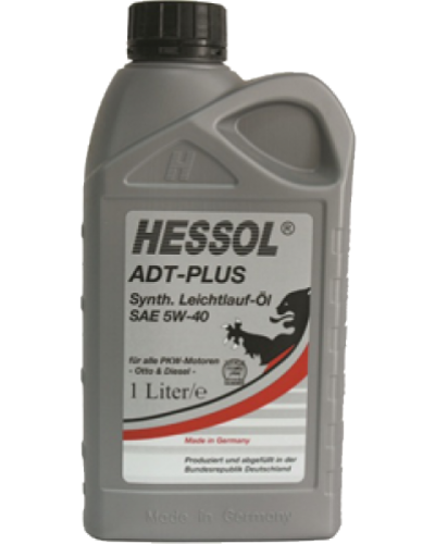 Моторное масло HESSOL ADT Plus SAE 5w40 1л