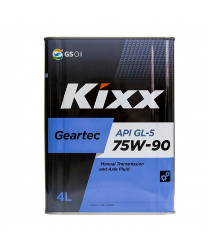Kixx Geartec GL-5 75W90 4л Для МКПП, Мост, Раздатка в Пензе
