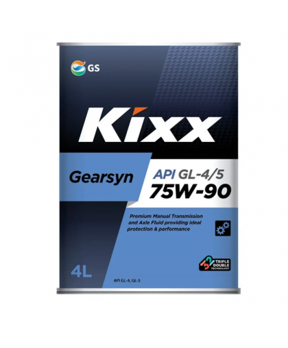 KIXX Gearsyn 75W90 GL-4/GL-5 4л Для МКПП, Мост, Раздатка в Пензе