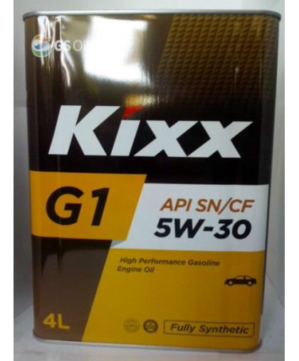 KIXX G1 5w30 4л 100% синт