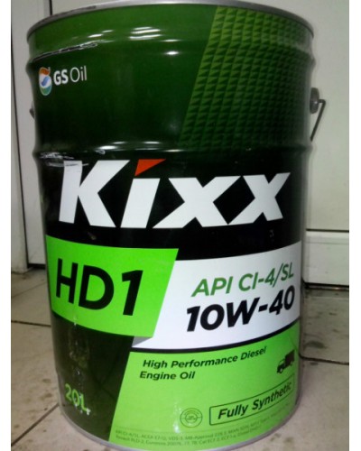 Kixx D1 10W40 (HD1 CI-4/SL 10W40) 20л синт