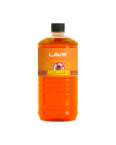 Жидкость стеклоомывающая летняя Анти Муха концентрат Orange LAVR 1000мл LN1217