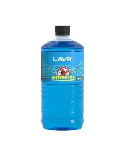 Жидкость стеклоомывающая летняя Анти Муха концетрат Crystal LAVR 1000мл LN1227