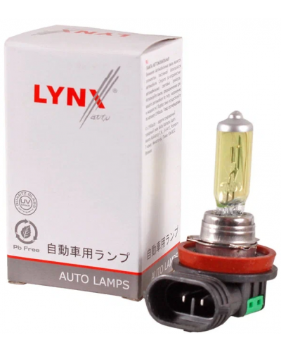 Лампа H11 12V 55W PGJ19-2, карт.1 шт. LYNXauto L11155