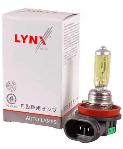 Лампа H11 12V 55W PGJ19-2, карт.1 шт. LYNXauto L11155