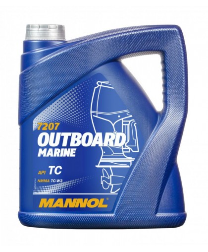 7207 2-Takt Outboard Marine API TС TC-W3 полусинтетическое для лодок (4л.) MANNOL 1428