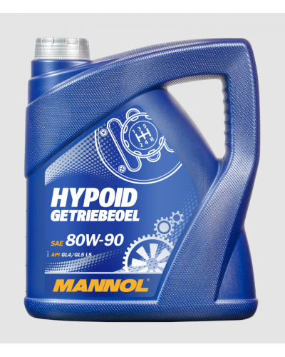 Масло трансмиссионное HYPOID GETRIEBEOEL 80W-90 GL-4 GL-5 LS 4 л. 1354      Mannol Mannol 
