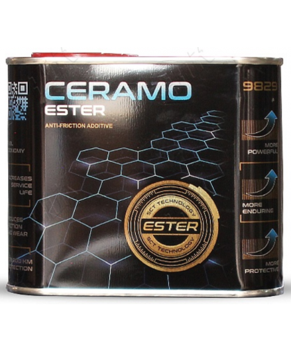 9829 Ceramo Ester/ Присадка для моторного масла и защиты двигателя (300мл) (metal) MANNOL 982903