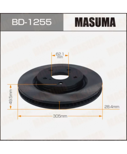 Диск тормозной MASUMA front  BD-1255 купить в Пензе