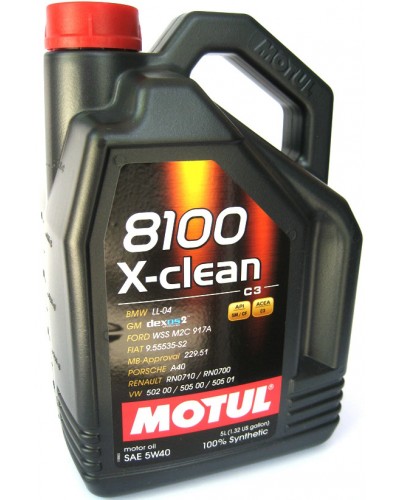MOTUL 8100 X-clean 5w40 5л