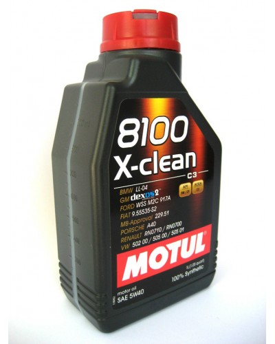 MOTUL 8100 X-clean 5w40 1л