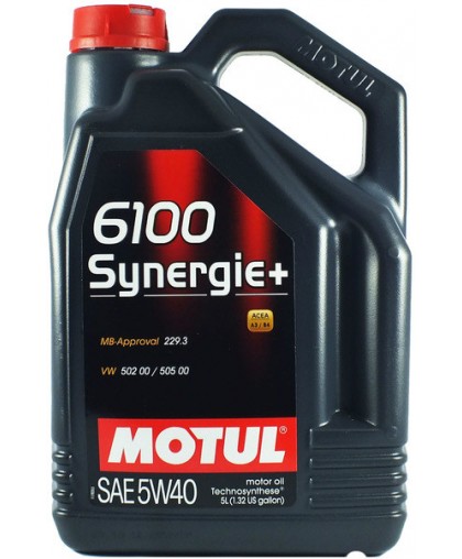 MOTUL 6100 Synergie+ 5W-40 4л
