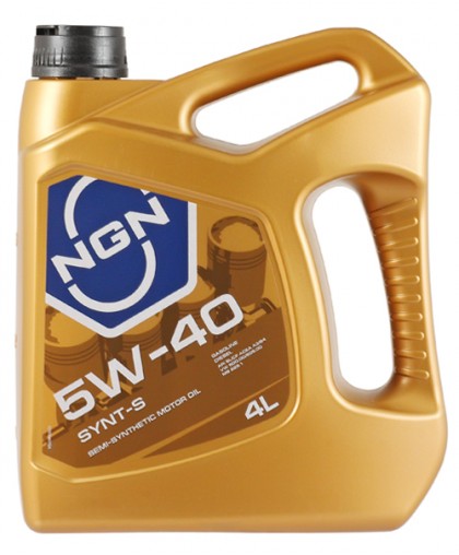 Моторное масло NGN 5W40 SYNT-S SL/CF 4л V172085305