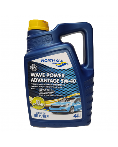 Моторное масло NORTH SEA Wave Power Advantage 5W40 SN/CF 4л 1л