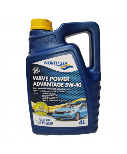 Моторное масло NORTH SEA Wave Power Advantage 5W40 SN/CF 4л